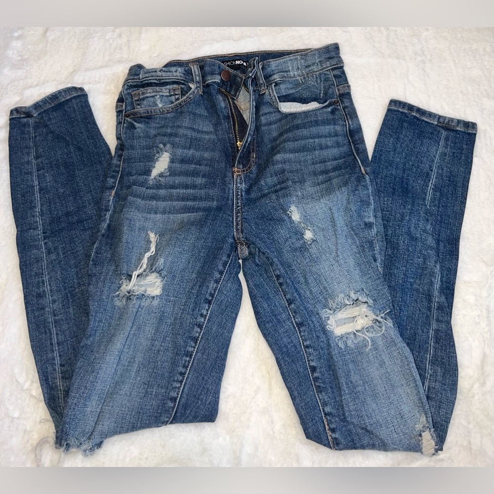 Fashion Nova Ripped Jeans